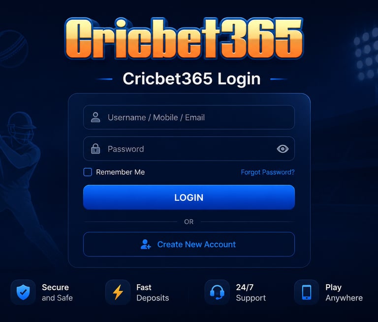 cricbet365 Login
