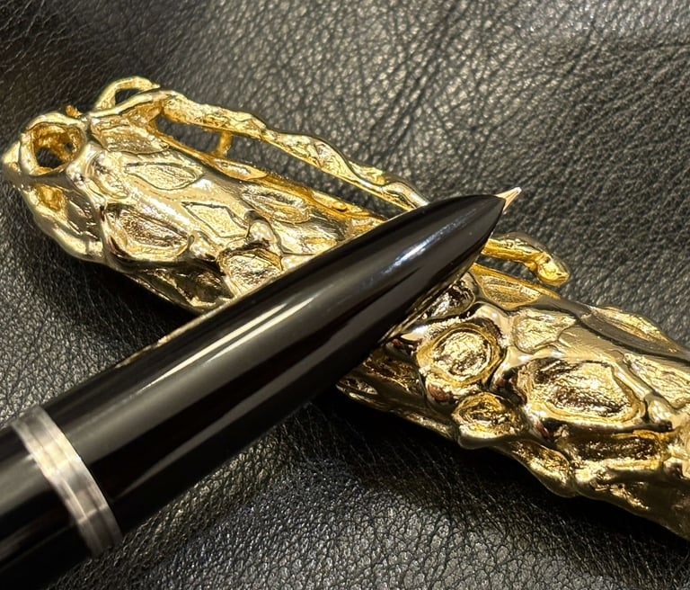 High end collection of custom modern and vintage fountain pens on sale