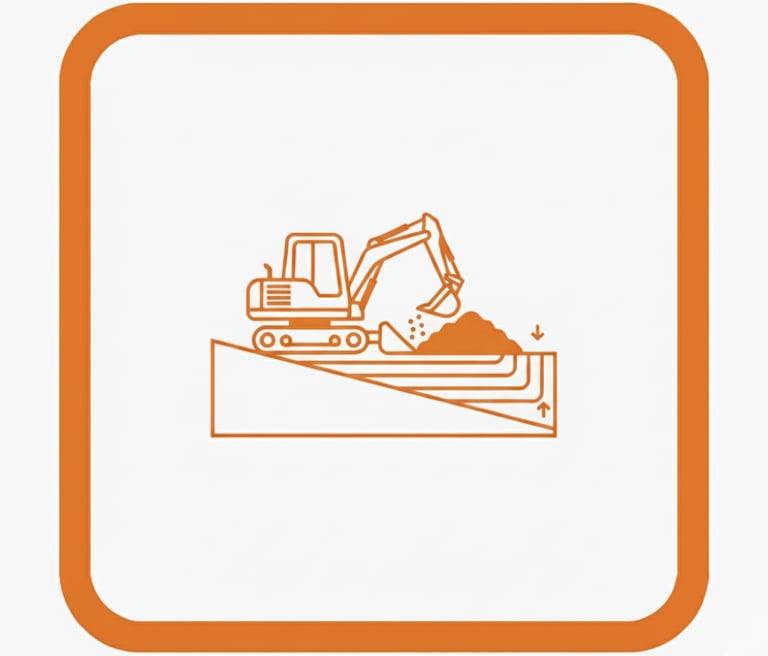 a construction worker is working on a construction site