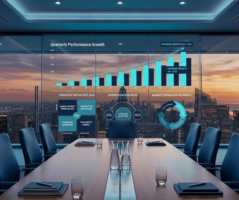 Profesionales de consultoría digital analizando métricas y ROI de campañas