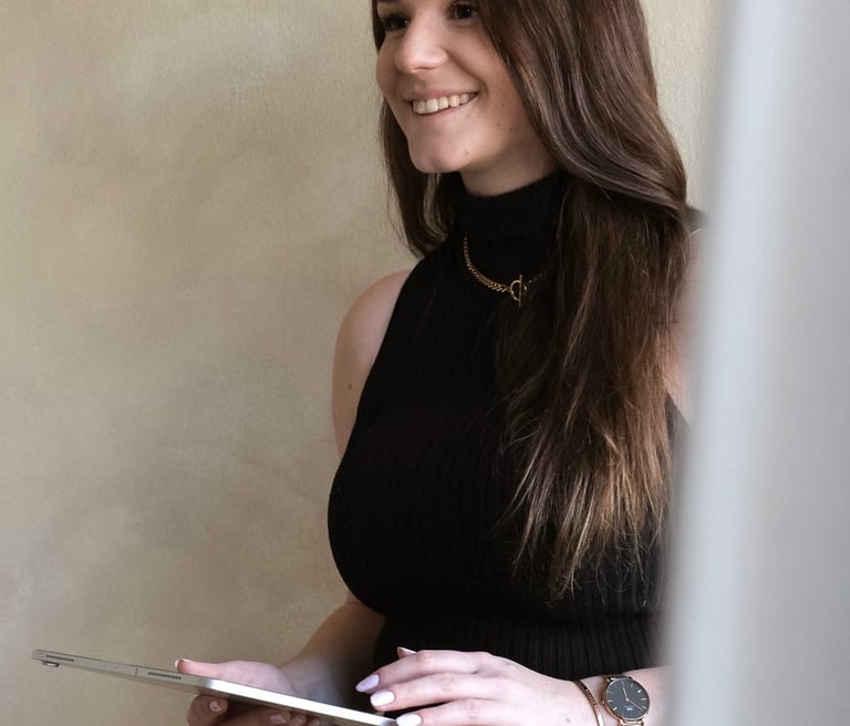 Coach Gina Stephan für Karrierecoaching bei Begrüßung eines Coaching-Klienten