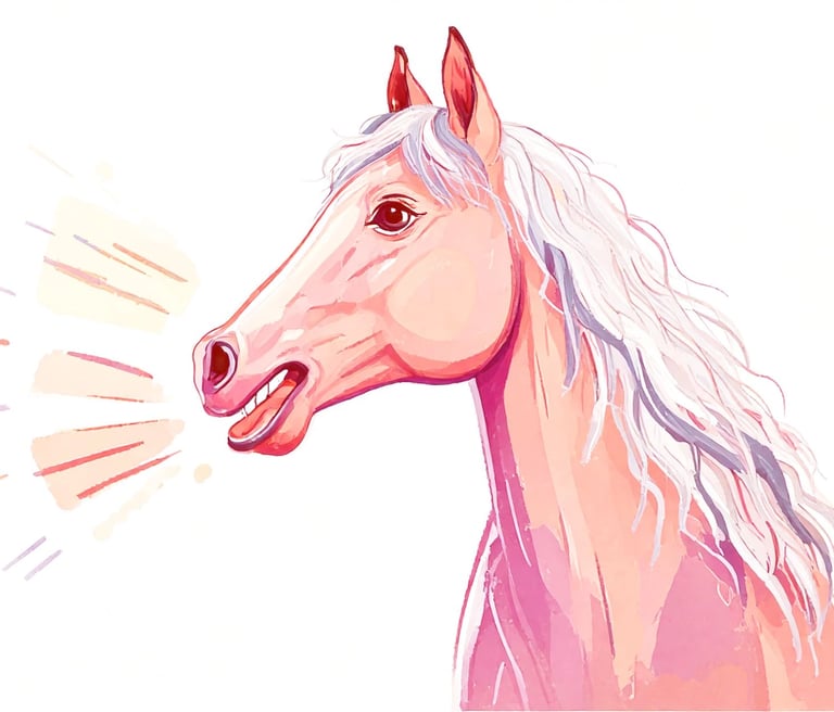 hennissement chez le cheval