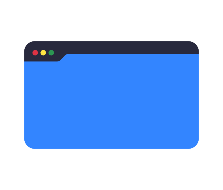 carré bleu qui sert d'interface de téléphone 