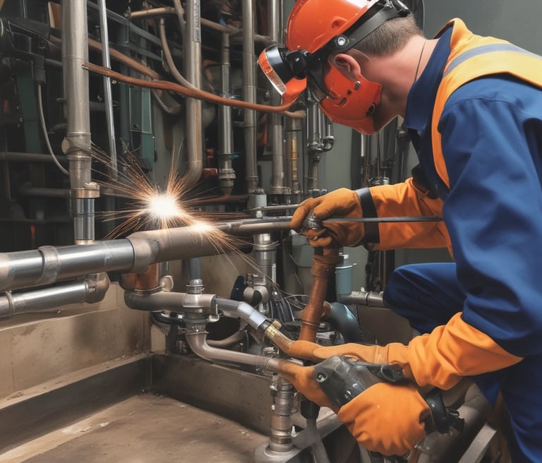 A showroom displaying a variety of air conditioners neatly arranged on two walls. Each unit is placed on shelves with price tags and brand logos visible. The floor is polished and the ceiling has fluorescent lighting.