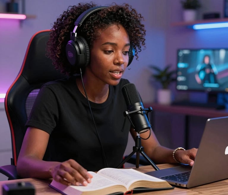 a pair of headphones on a table