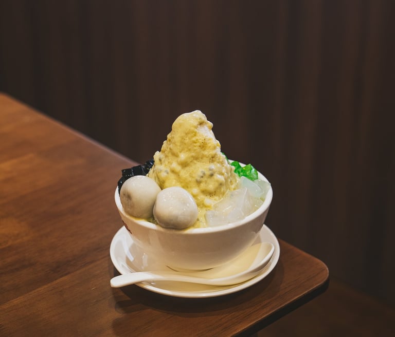 Avocado Mochi Ice at Balai Aboleng Batam