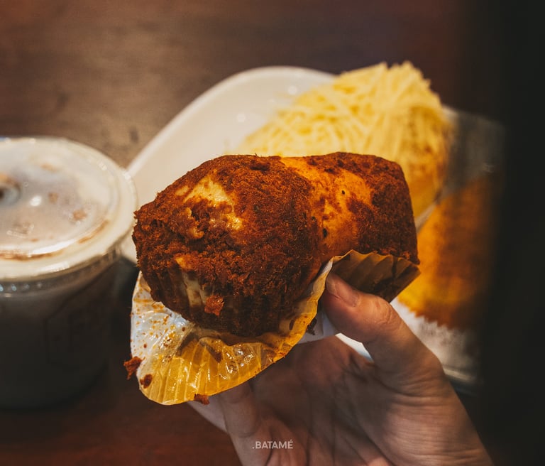 Spicy Abon Ayam Wijsman Bread at Poetri Radja Batam