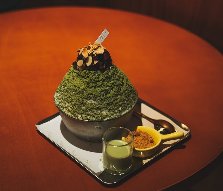 Matcha Red Bean Bingsoo at Joyi Bakes Batam