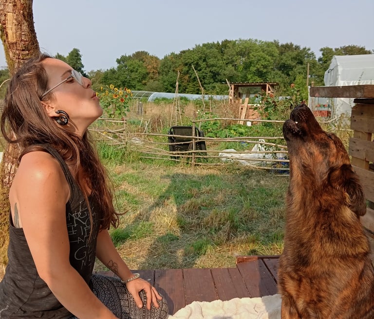 photo ma chienne et moi