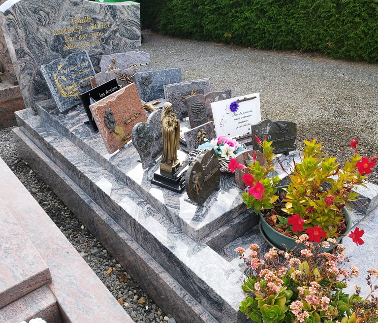 tombe rénové par mes soins