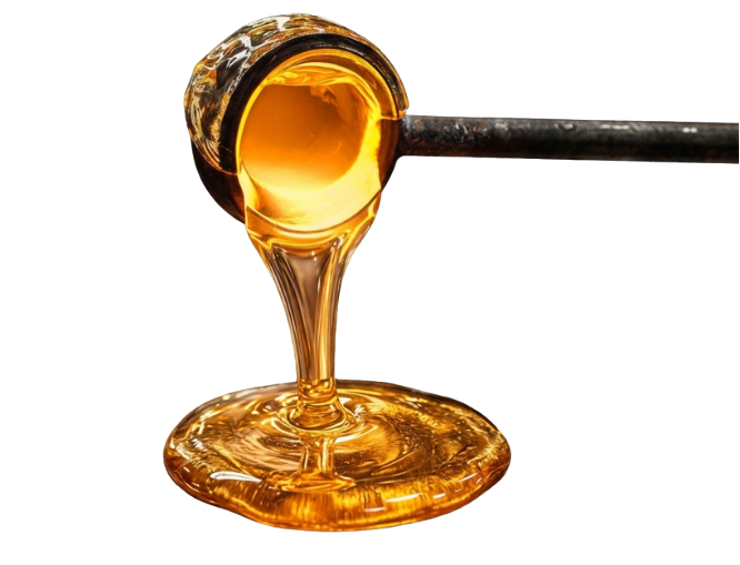 muestra de material fundido representando la experticia en ingeniería de hornos