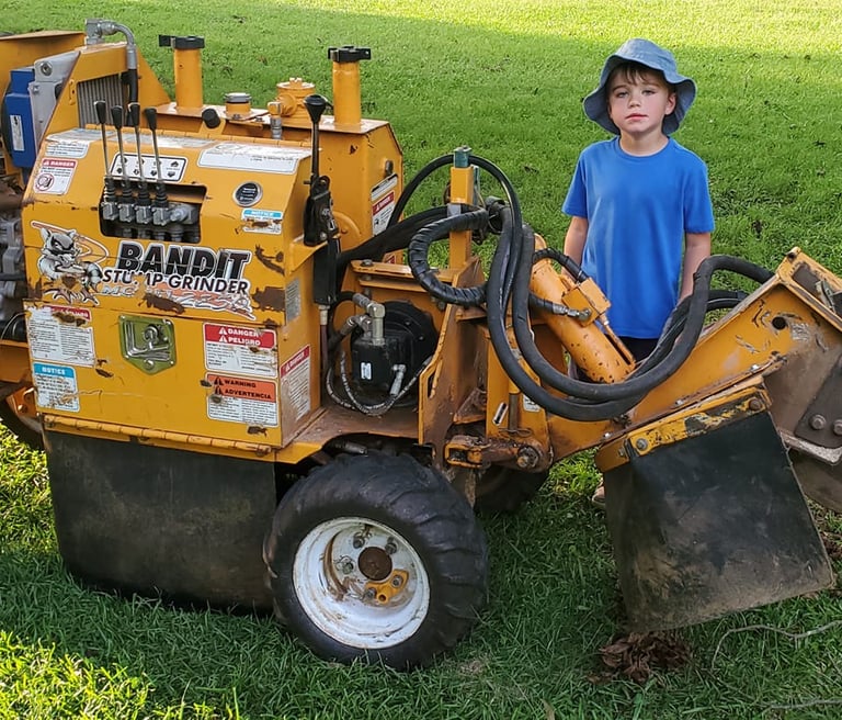 Stump No More Stump Grinding compact spaces