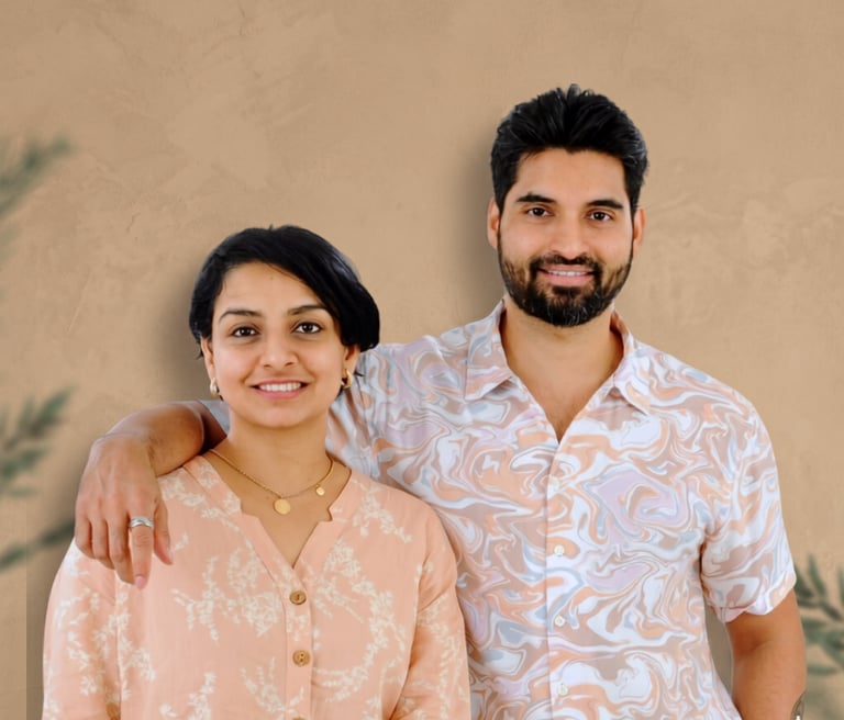 Mita Menezes & Rohan Fernandes, founders of Turtle Balance & relationship experts