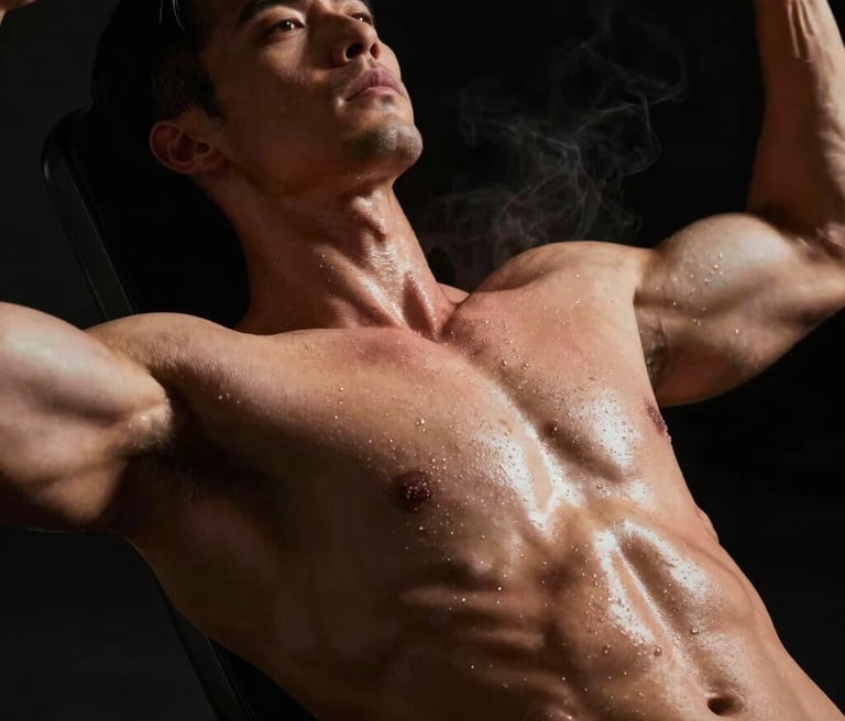 Woman walking on beach at sunset