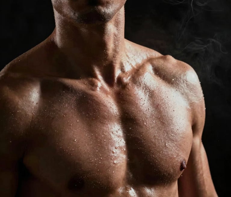 People jogging on a beach path at sunset