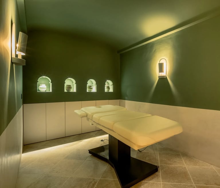 Massage room at Villa La Gratitud