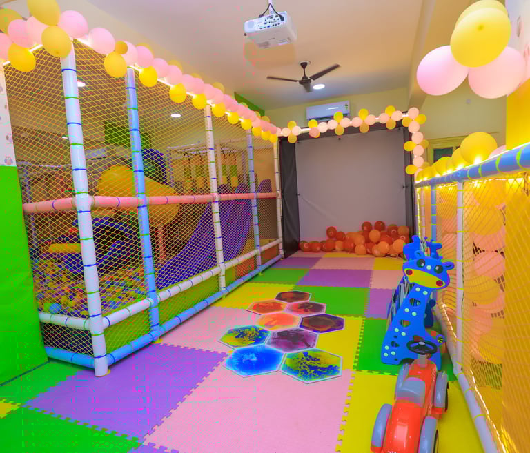 Interior of soft play zone