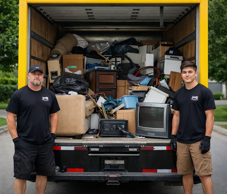 Fast, professional junk hauling for homes, apartments, and commercial properties.