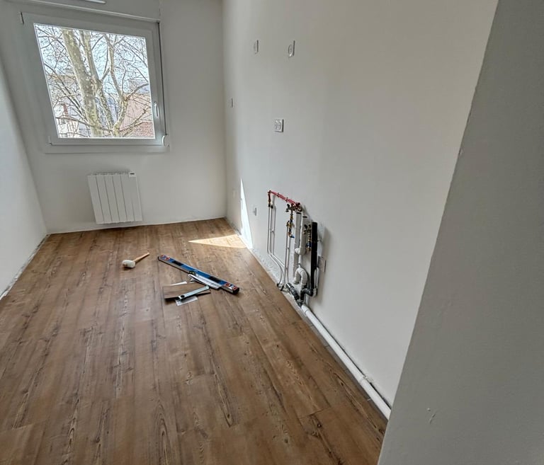 Rénovation d'une cuisine d'un appartement