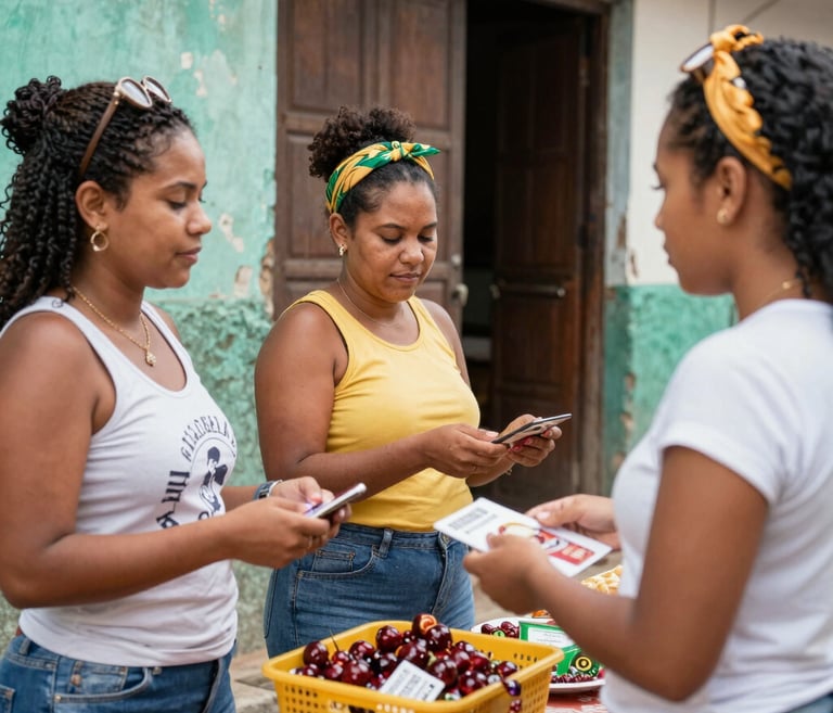 A community workshop where diverse people collaborate on a cultural project with vibrant art materials.