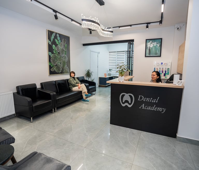 Dental Academy Tbilisi reception area