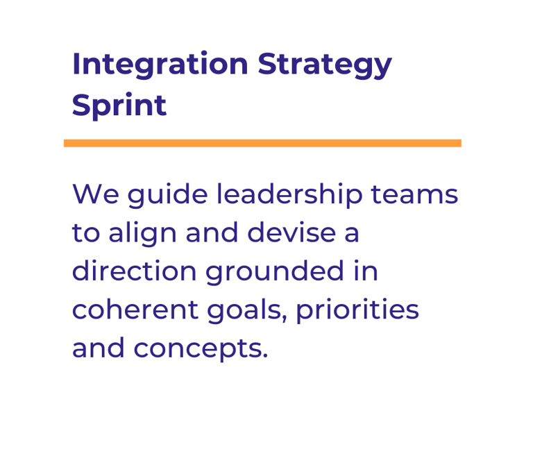 Integration Strategy Sprint