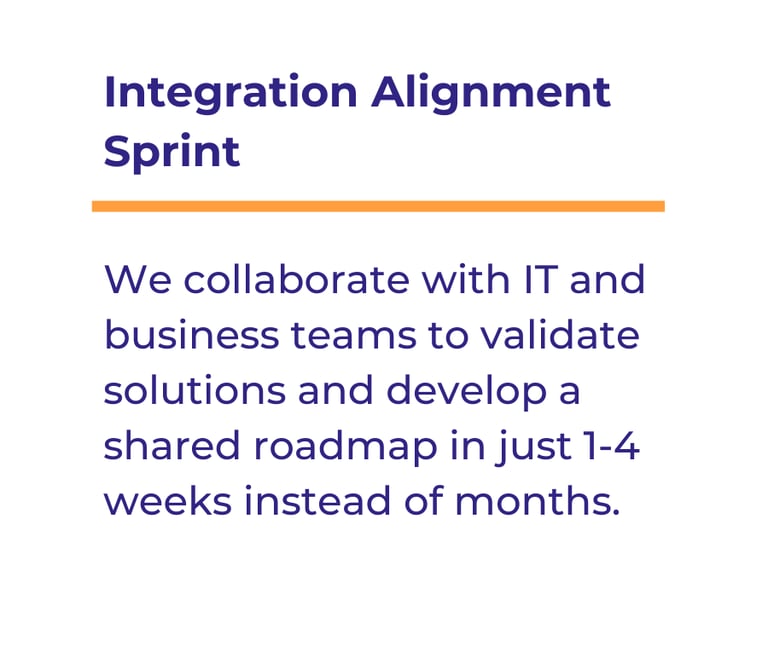 Integration Alignment Sprint