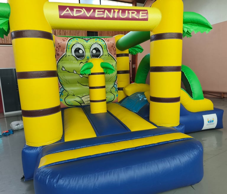 Structure gonflable - Multiplay - Thème Crocodile Safari