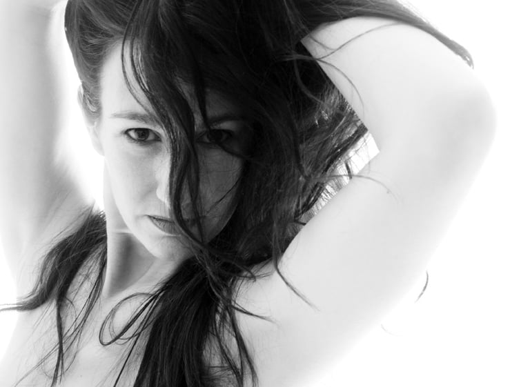 black and white photo of Jennadea