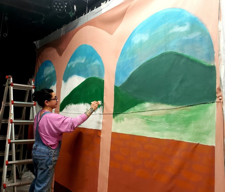 alma pin tando escenografia de Arcos