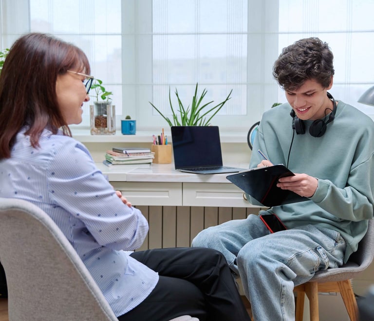 A LEVEL AND UNIVERSITY MENTORING TAKING PLACE 
