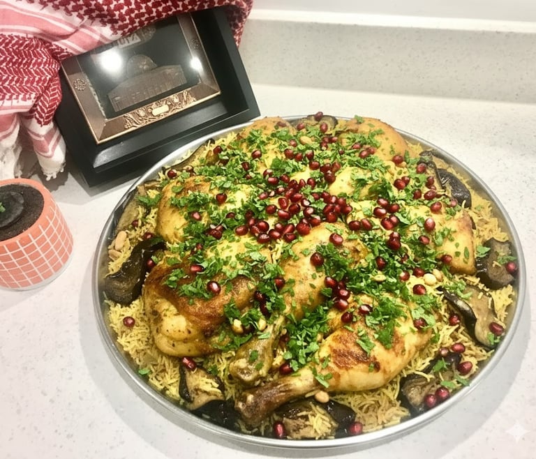 Makloubeh chicken 