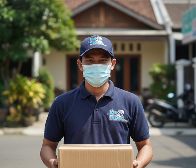 Cuci sepatu bisa antar jemput