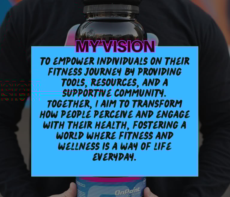 A man posing with supplements in front of his shirt