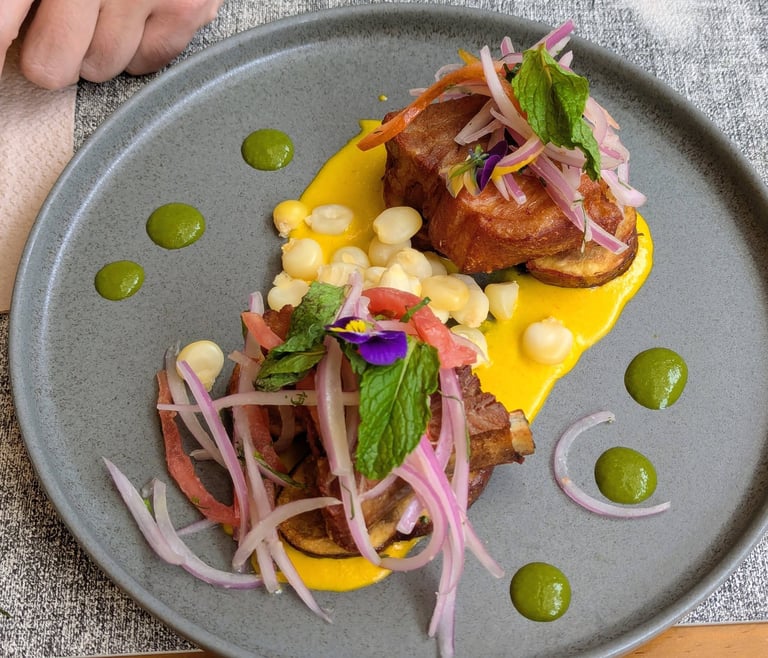 Chicharron de cerdo at Chull's Restaurant in Cusco