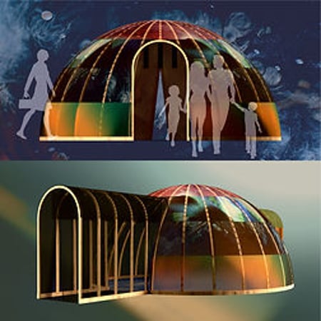 INPUT_OUTPUT dome 3D rendering by Giuseppe Piccolo