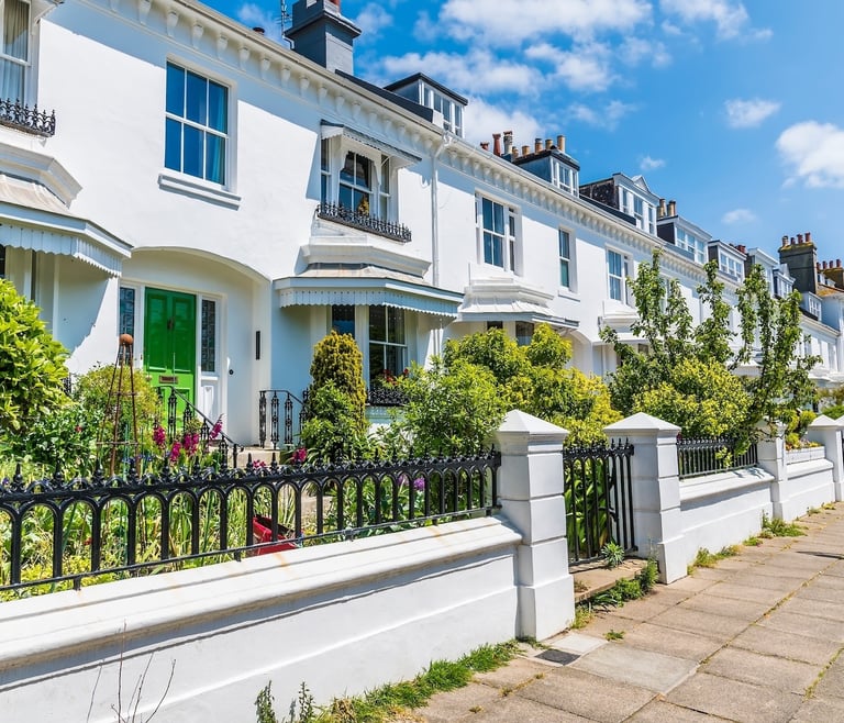 Painting and decorating project in Brighton residential property