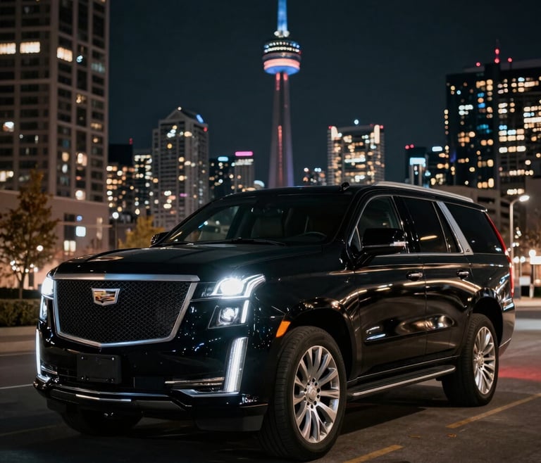 luxury cadillac escalade SUV VIREMONT CHAUFFUER Toronto