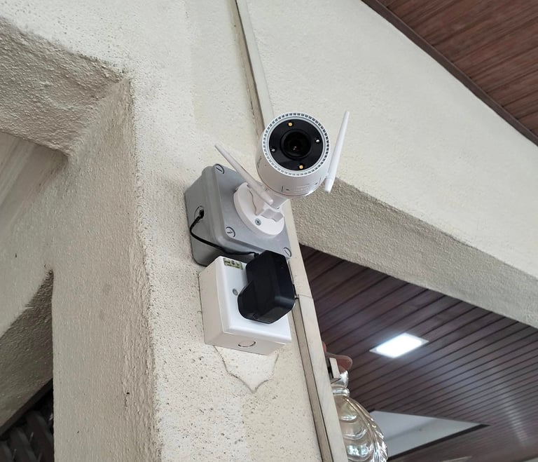 Suasana Security CCTV camera system installation, monitoring, and automation services.