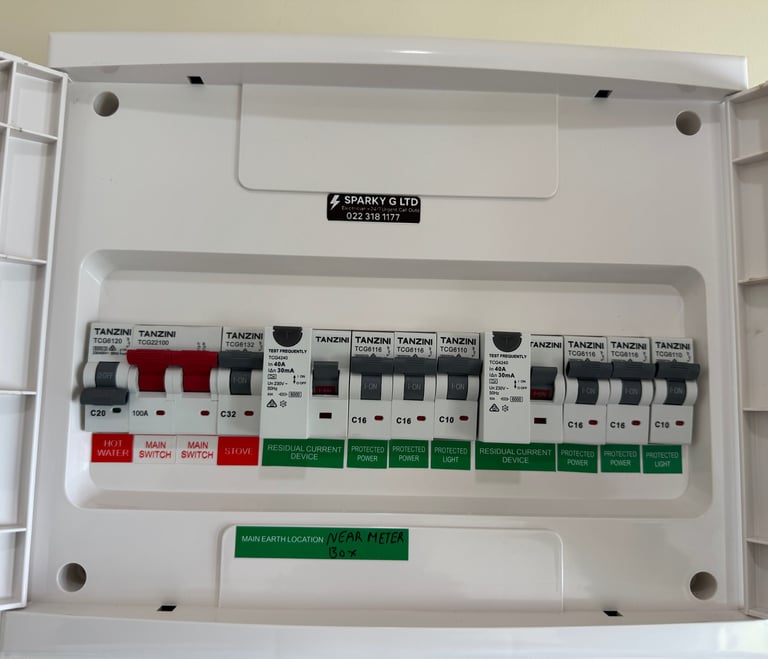 Switchboard upgrade in Auckland home