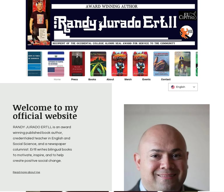 Website design example