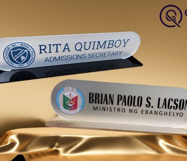 Acrylic Desk name plate