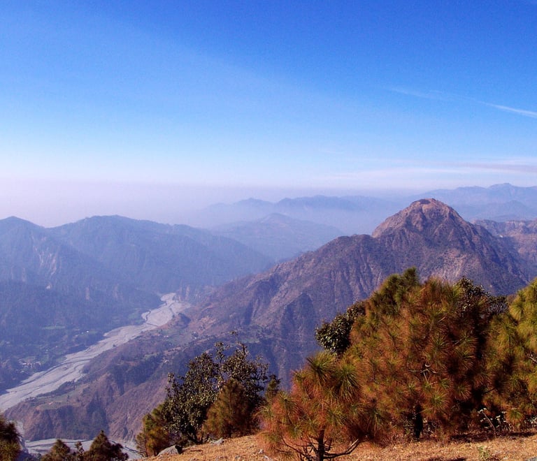 Monte Kailash Hairakhan, fiume Gautam Ganga 
