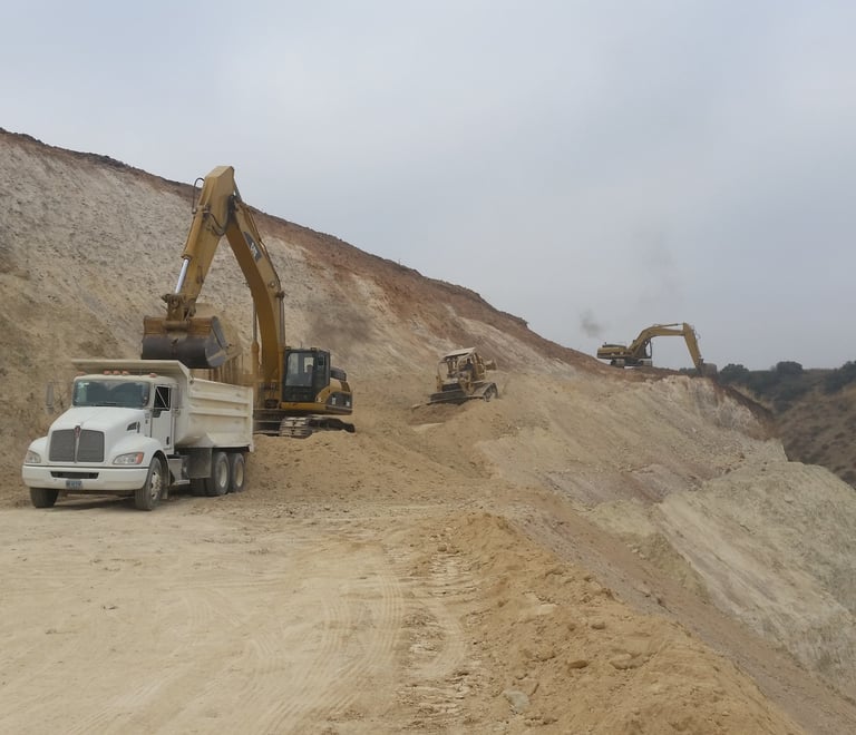 Movimiento de tierras construcción de terracerías
