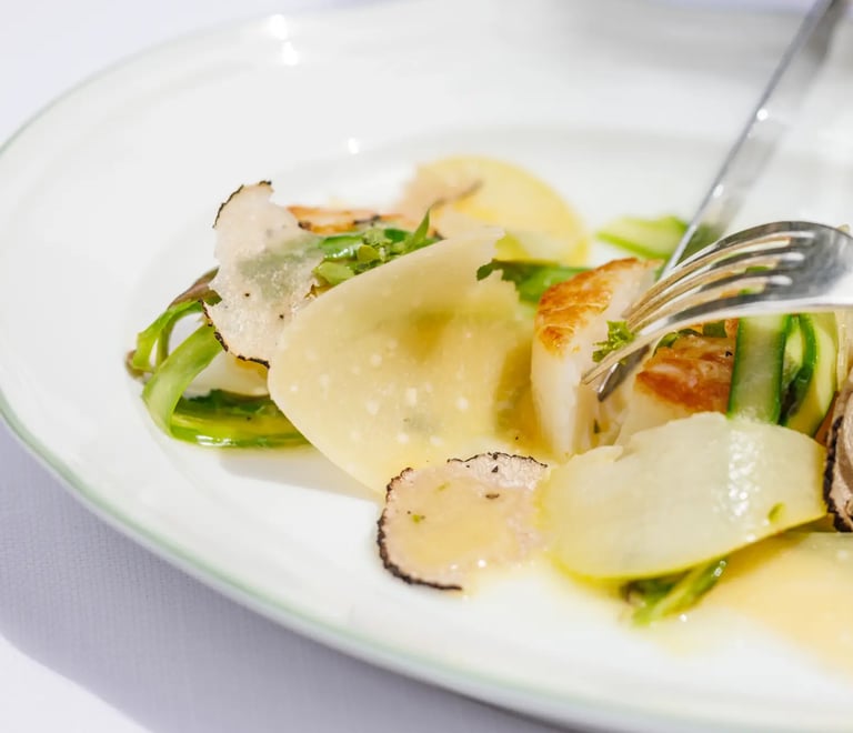 Hotel De Russie Gourmet truffle pasta dish, Rome.