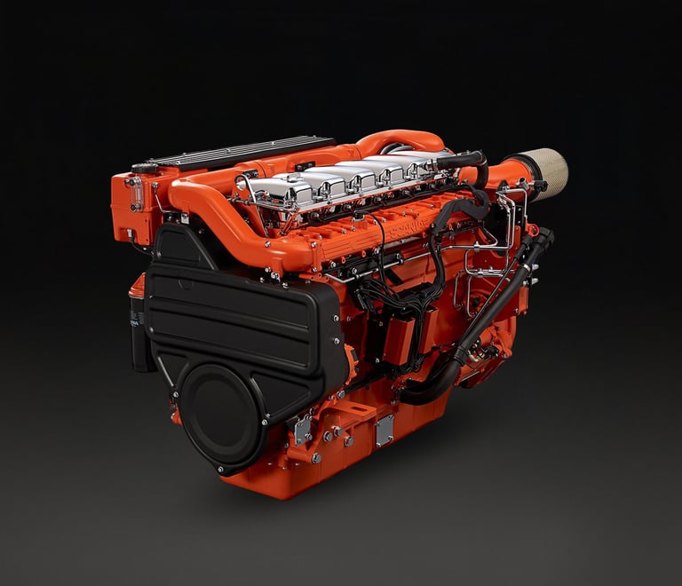 Motore Marino Scania DI 13