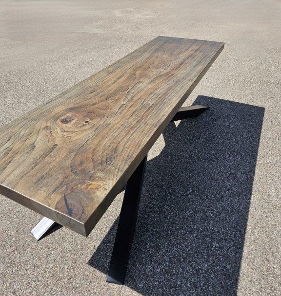 Naturalny Mat 4 Stół z Monolitu