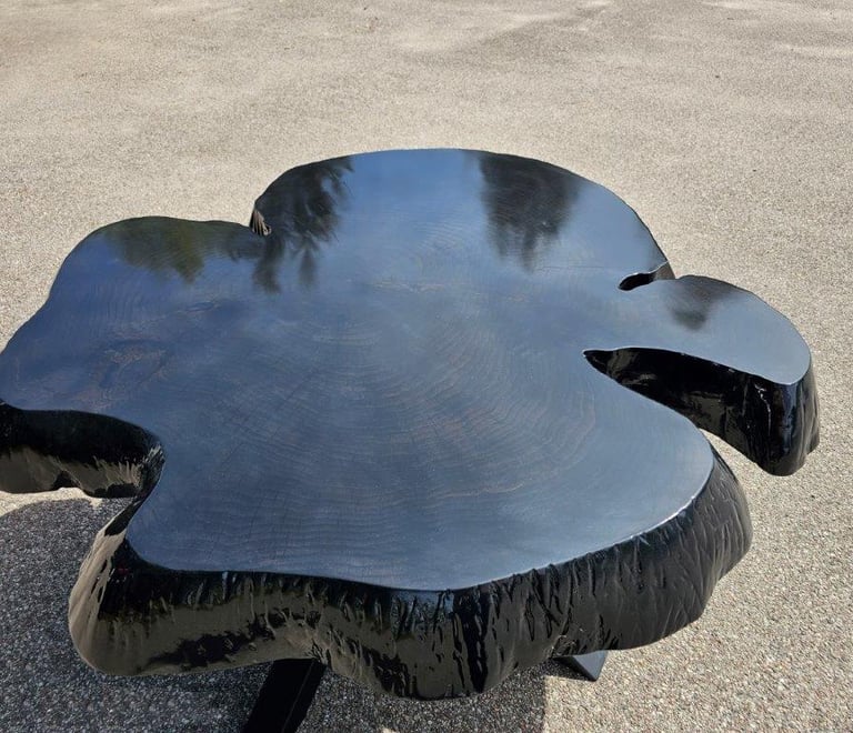 Plaster Obsydian Połysk 3 Stolik Kawowy 