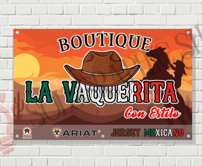 banner con Logo para una boutique mexicana.