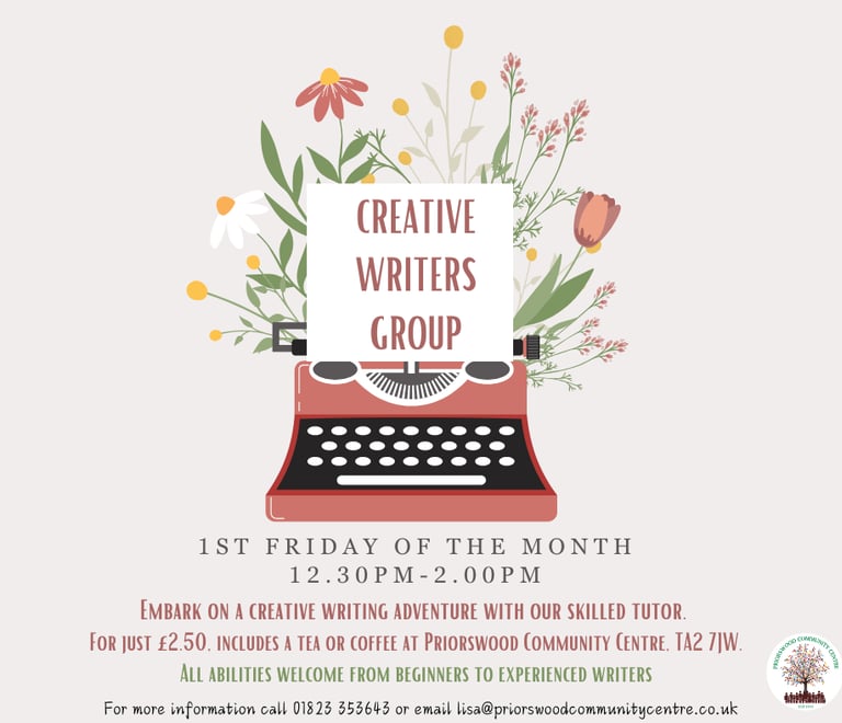 a type of writing workshop flyer for creative writing workshop